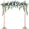 6.5 ft Backdrop Floral Garland – Artificial Sage Green & Navy Blue Eucalyptus and Rose Flowers for Wedding Arch, Ceremony, Reception, Arbor, Beach & Home Décor